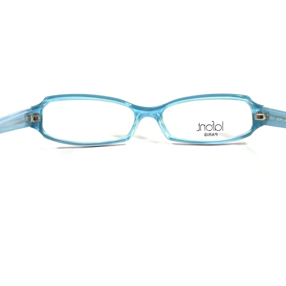 Jean Lafont Eyeglasses Frames KITSCH 615 Blue Burgundy Red Ribbed 50-16-142